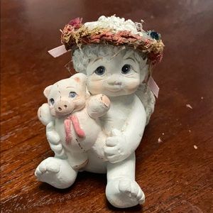 Dreamsicle Angel with Pig